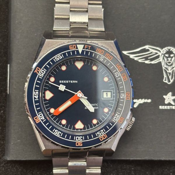 Seestern S407 Diver blau 40mm