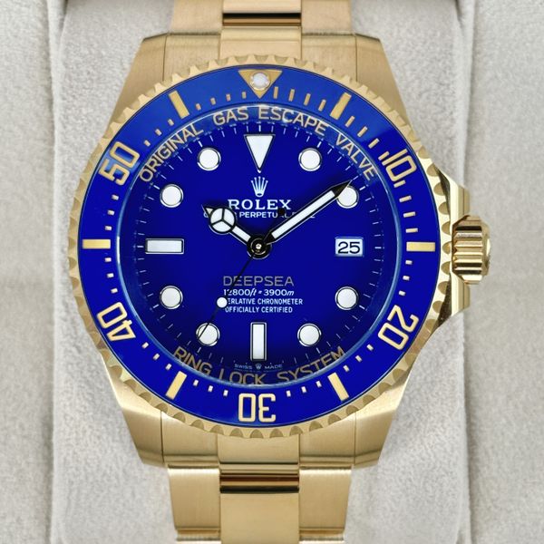 FSOT:2025 Rolex Deepsea 44mm 136668LB 18K Yellow Gold Blue …