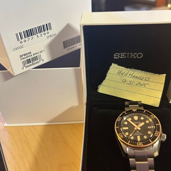 [WTS] Seiko Prospex SPB240 - Full Set - Excellent