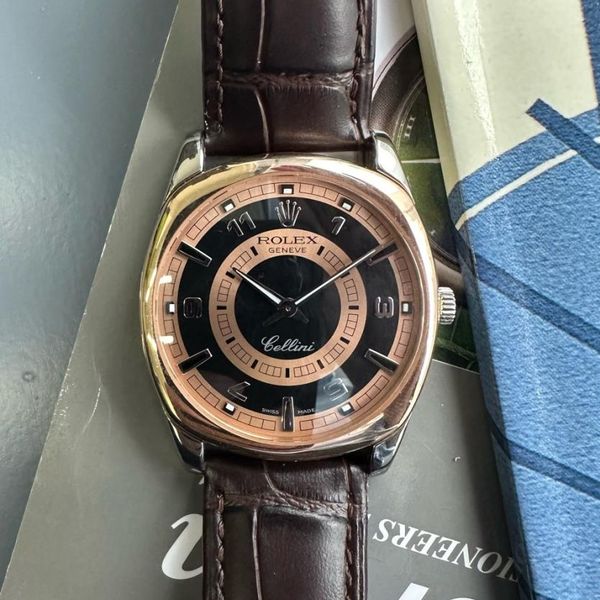 FS: Rolex Cellini Danaos 18k Two Tone Dial White/Rose Gold …