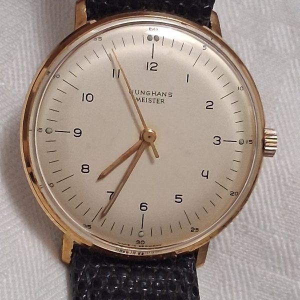 JUNGHANS Meister Max Bill J84/S3 Original  um  1960 Schramb…