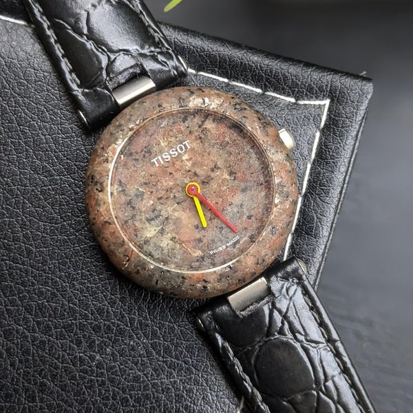 [wts] 1990's VINTAGE Tissot Rock Watch Granite R150 – Swiss…