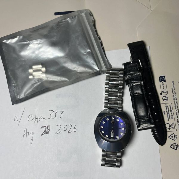 Rado Diastar 35mm Original Purple Dial with Diamonds and So…