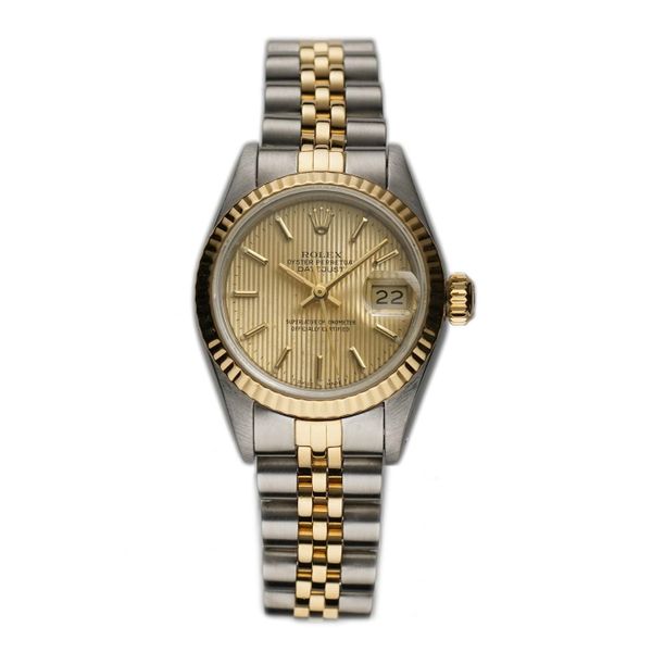 Rolex Datejust 26mm Vintage Steel and 18k YG Champagne Dial…