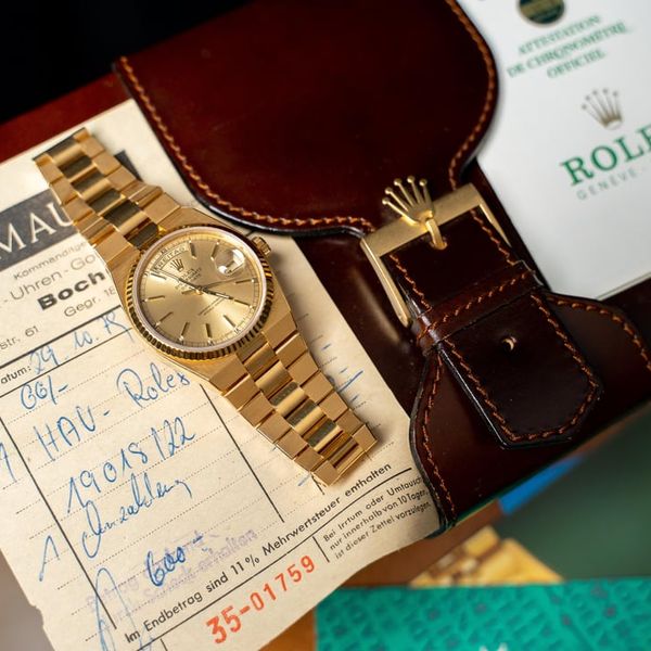 [WTS] Rolex Oysterquartz Day-Date 19018 Full Set