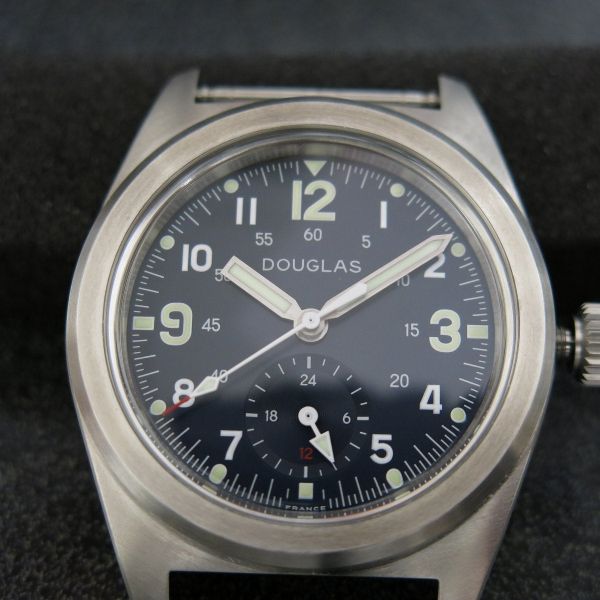 Wolbrook Douglas Outrider blue dial mecaquartz 38mm