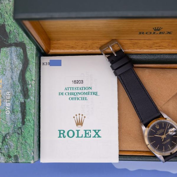 [WTS] 2003 Rolex Datejust Ref. 16203 | Two-Tone | Box and P…