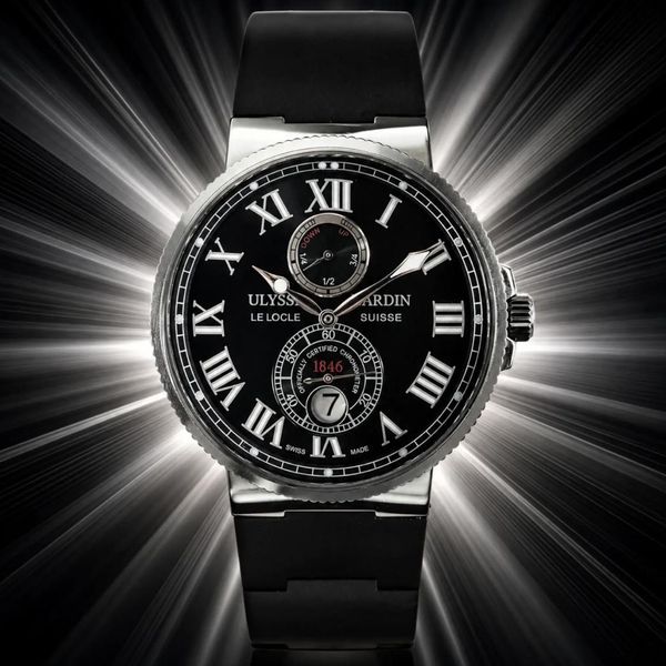 FS: Ulysse Nardin Marine Maxi Chronometer Stainless Steel B…