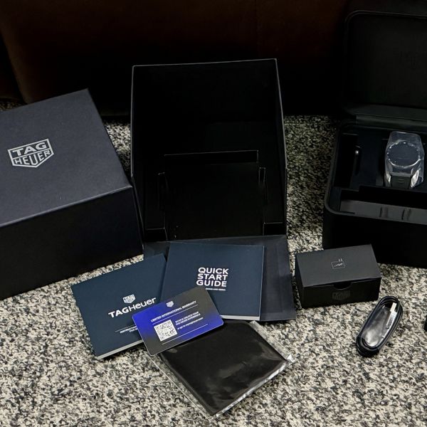 FS: TAG Heuer Connected E4 42mm Black Titanium - Full Kit i…