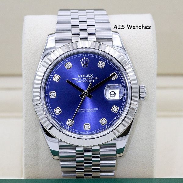 FSOT: Rolex Datejust 41MM 126334 Blue Diamond Dial Jubilee …
