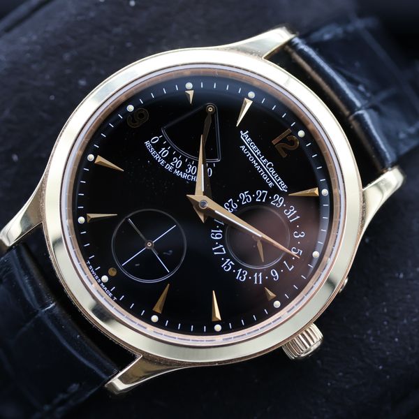 FSOT: Jaeger LeCoultre - Reserve de Marche - 18k - Black Di…