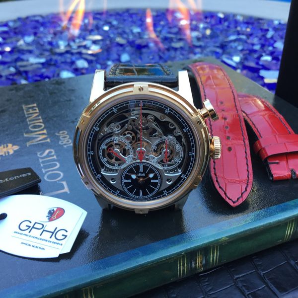 FS: Louis Moinet Memoris Chronograph Red Gold 79.50.55