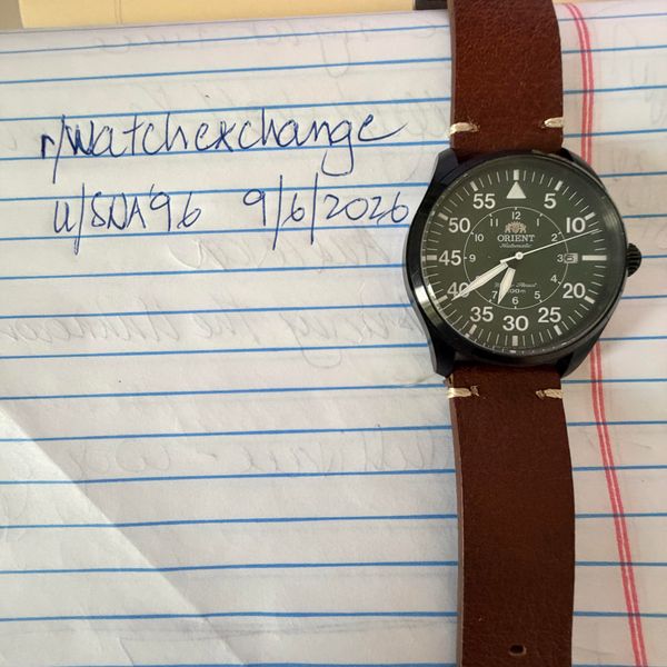 [WTS] Orient Aviator / Pilot Automatic (Dark Green Dial / B…