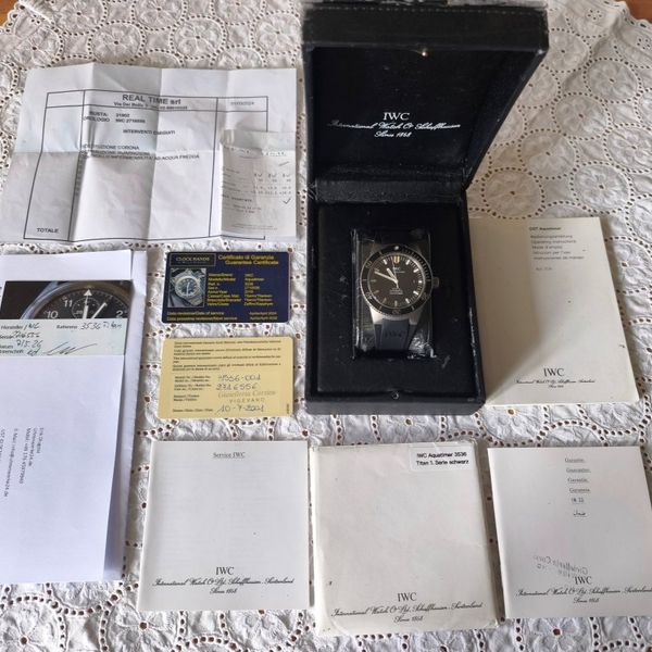 IWC IW3536 42mm IWC GST Aquatimer Titanium Tritium Fullset,…