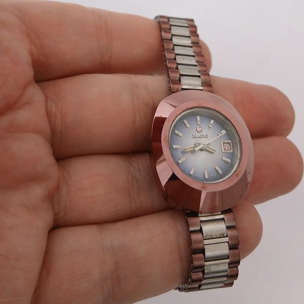 [WTS] Rado Diastar Magic Automatic Rose Gold-Toned Tungsten…