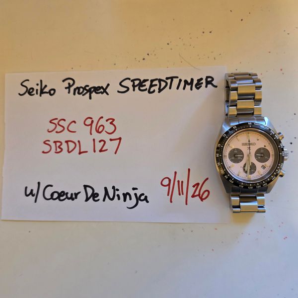[WTS] Seiko Prospex Speedtimer SSC963/SBDL127