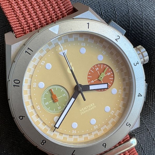 BOLDR VENTURE VELO CHRONOGRAPH MECCA-QUARTZ TITANIUM WATCH
