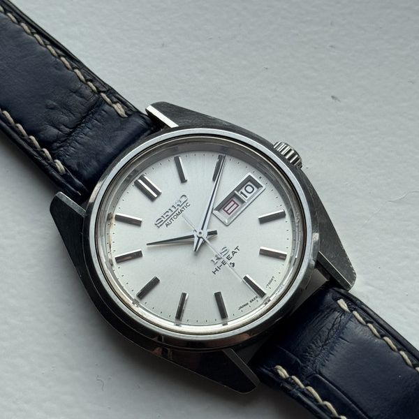 TK: King Seiko 5626-7000 Hi Beat gold cap medallion met ori…