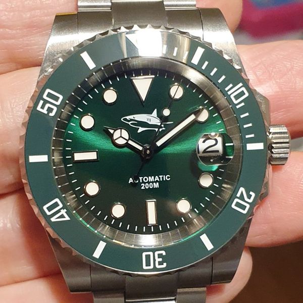 San Martin „Water Ghost“ Submariner HULK-Hommage mit indivi…