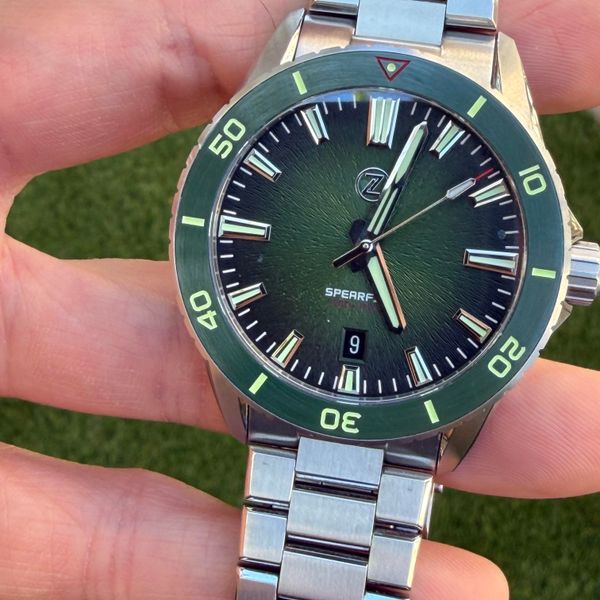 [WTS] Green dial Zelos Spearfish with La Joux-Perret Swiss …