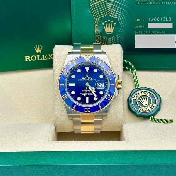 FS: Rolex 126613LB Blue Dial 2023 Box & Papers