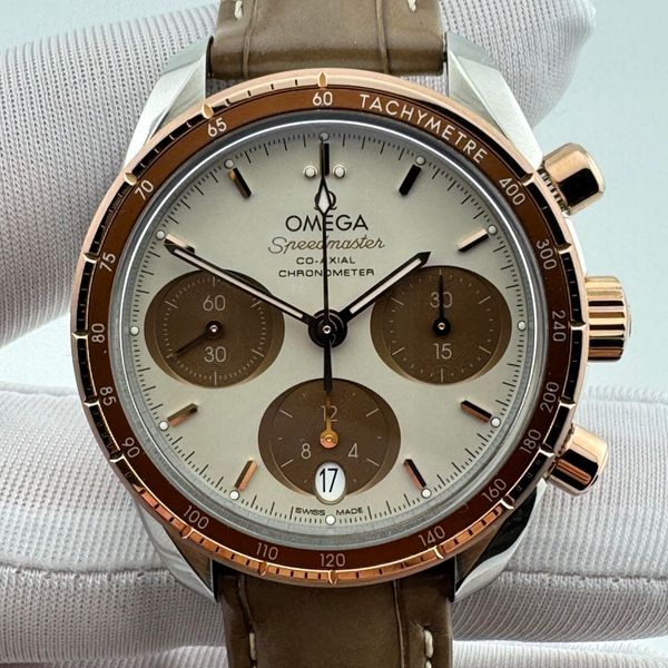[WTS] Omega Speedmaster 38MM Cappuccino Dial 18k Sedna Gold…