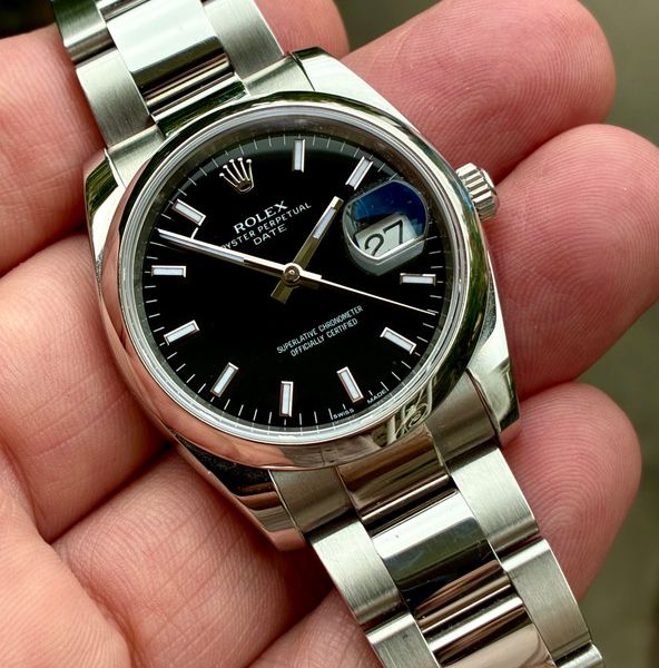 FS: ROLEX OP DATE Ref 115200 (stainless, black dial)