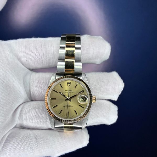 [WTS] Tudor Prince Oysterdate 34mm Two-Tone – 18K Gold Beze…