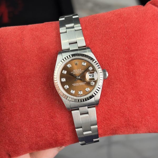 [WTS] 2003 Rolex Lady-Datejust 26, Havana Diamond Dial 7917…