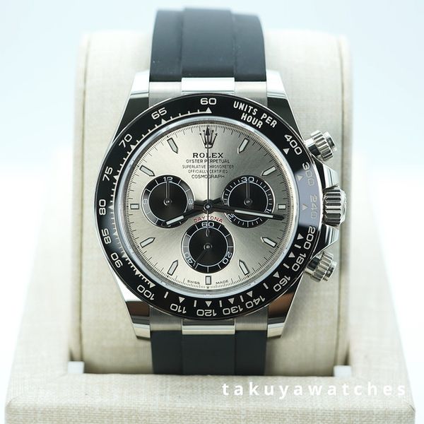 FSOT: Rolex 126519LN DAYTONA GHOST 18K WHITE GOLD STEEL DIA…