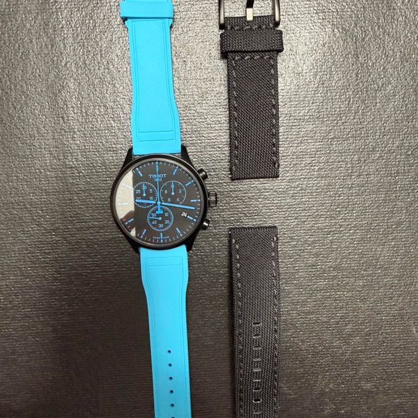 [WTS] Tissot Chrono XL and IWC style blue strap