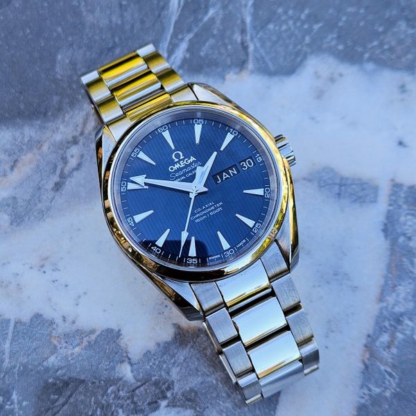 [WTS] Omega Seamaster Aqua Terra – Annual Calendar – Blue D…