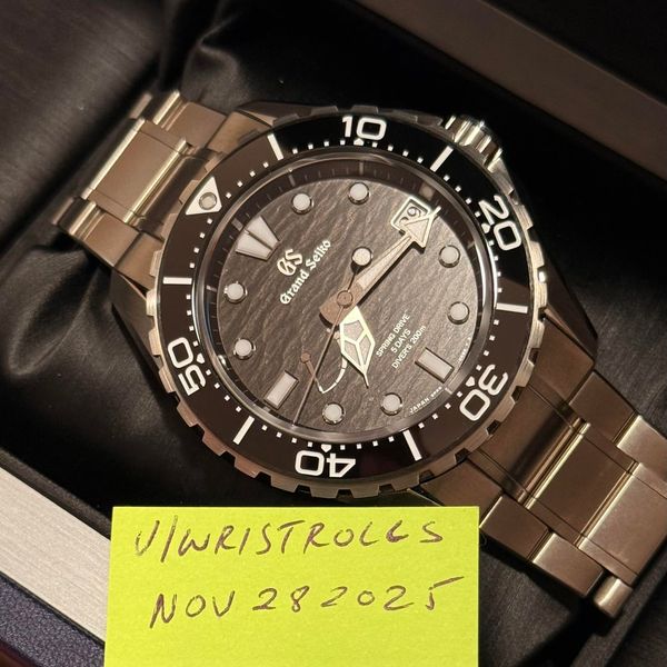 [WTS] 2024 Grand Seiko Evolution 9 SLGA015 Diver "Black Str…