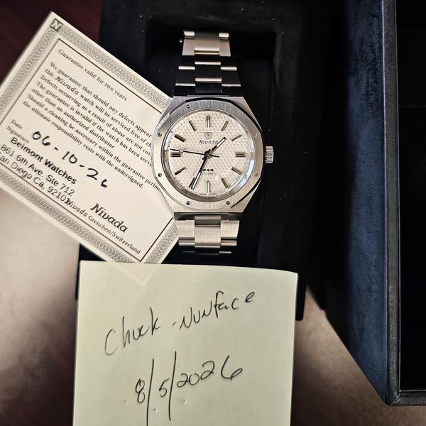 [WTS] Nivada Grenchen F77 MK 2 38mm No date