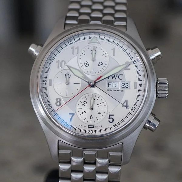 IWC Doppelchronograph Spitfire Pilots Watch, Ref: IW3713-48…