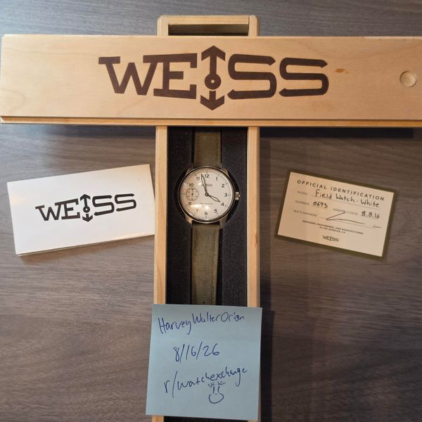 [WTS] Weiss Field Watch, LA Dial, 42mm