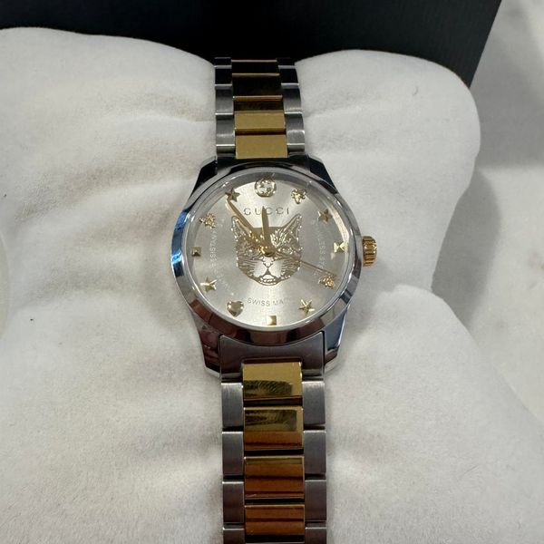 [WTS] Gucci G-Timeless Two Tone Cat Watch YA126596 NEVER WO…