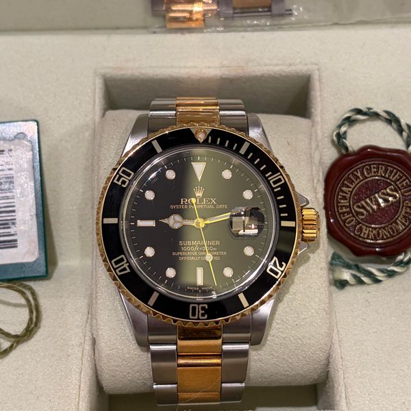 [WTS] Rolex Submariner 16613 — Two-Tone 18K Gold & Steel, 2…