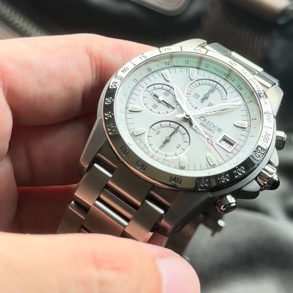 [WTS] Credor GCBP999 Mechanical Chronograph - Full Titanium…