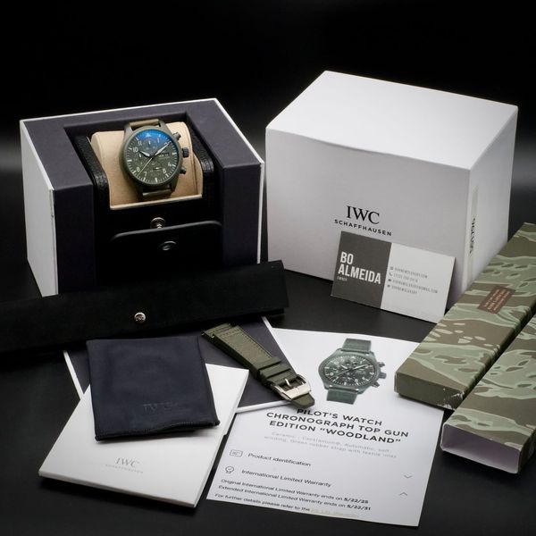 [WTS] IWC Pilot's Chronograph Top Gun Woodland Edition - Un…