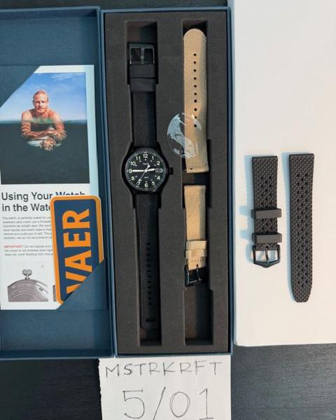 [WTS] Vaer S5 Tactical Field Watch bonus FKM Strap included…