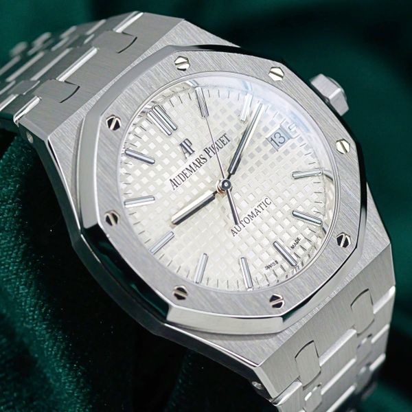 FSOT: Audemars Piguet Royal Oak White Dial Stainless Steel …