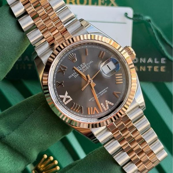 FSOT: New 2026 Rolex Datejust 36 Slate Diamond 6&9 Dial 126…