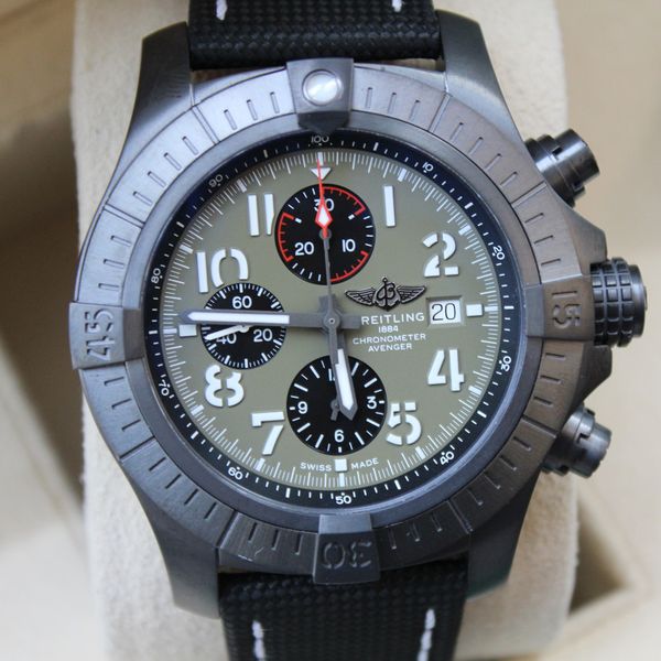 FS: Breitling Super Avenger V133751A1L1X1 Chronograph DLC T…