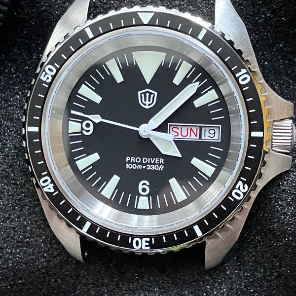 Watchdives Military Diver 1980 VH31 Day/Date *LNIB*