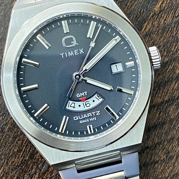 [WTS] Timex Q Continental GMT Quartz Gray Dial Watch