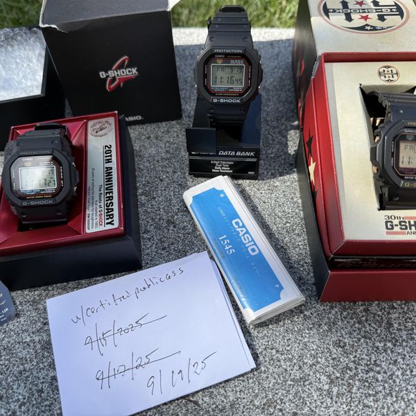 [WTS] Casio G-Shock DW-5030C 30th Anniversary, DW-5000SP 20…