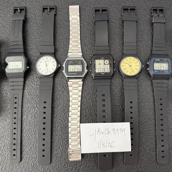 [WTS] Lot of 8 Like-New Casio Watches -- $125 Shipped