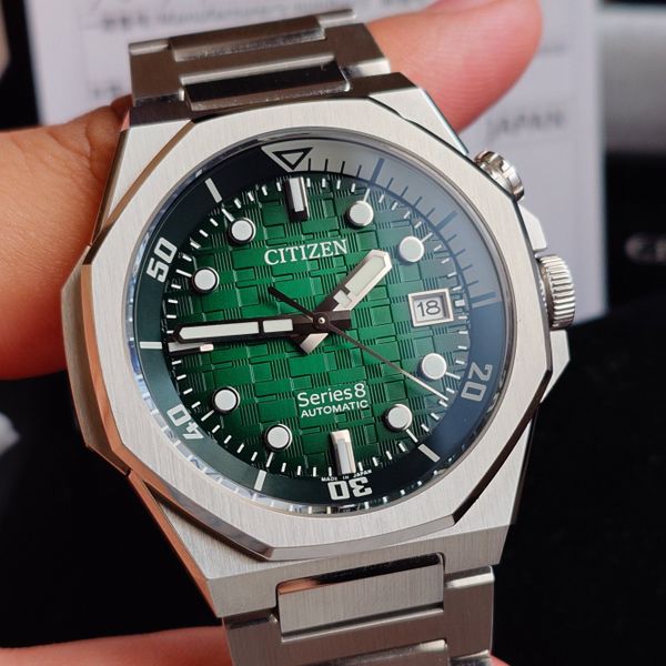 Citizen Series 8 NB6060-58X Diver Green Dial