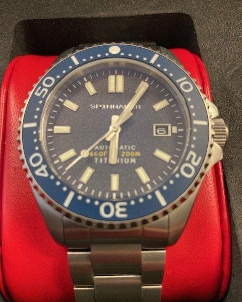 Spinnaker Tesei Titanium on bracelet, full kit - REDUCED